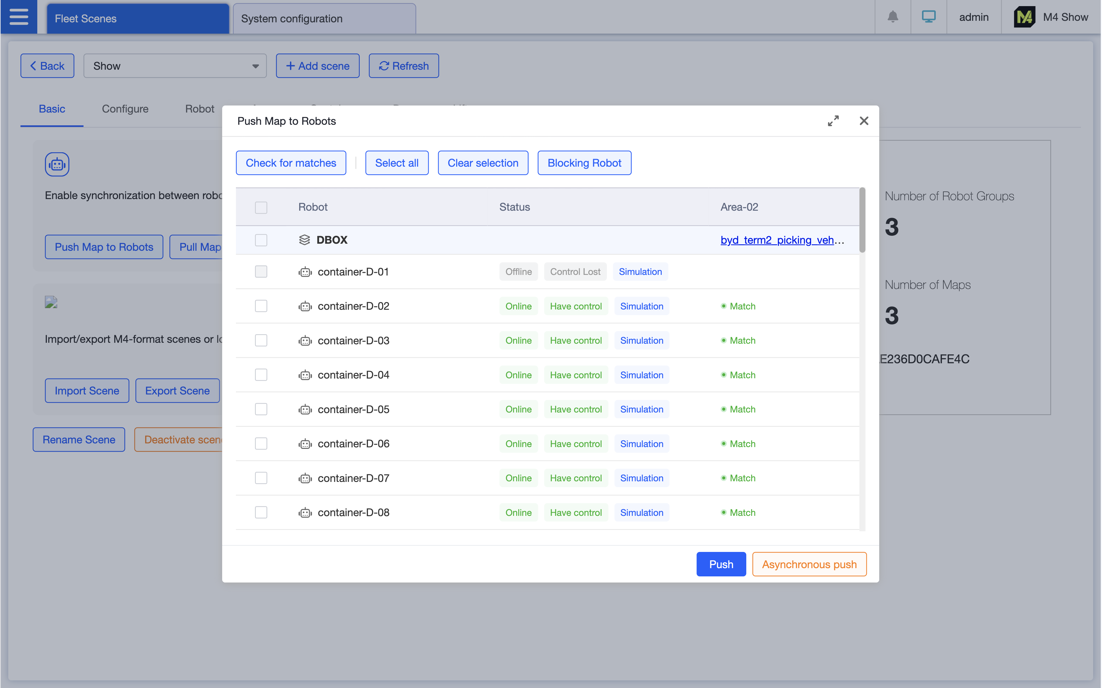 Push Interface